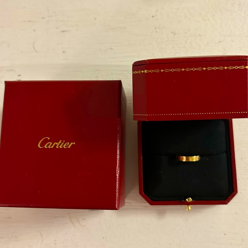 AUTHENTIC Cartier - love wedding band small size